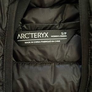 ARC’TERYX Cerium LT Hooded Black Down Jacket-sz S